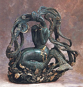 Mermaid (Bronze) by Jiang