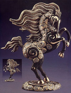 Tang Dynasty Horse, The Bronze (Bronze) by Jiang