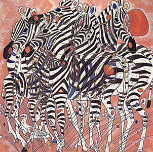 Zebras by Jiang