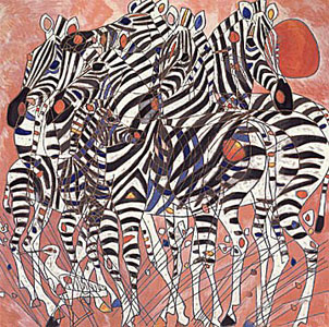 Zebras (Deluxe) by Jiang