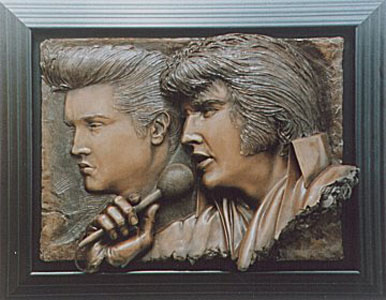 Elvis, Elvis (Bonded  Bronze) by Bill Mack