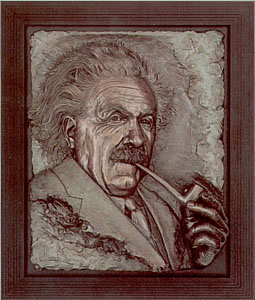 Thinker - Einstein (Bonded Bronze) by Bill Mack