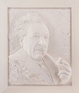 Thinker - Einstein (Bonded Sand) by Bill Mack