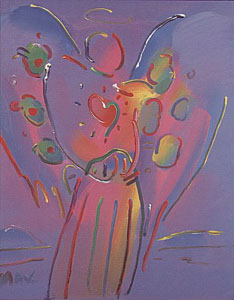 Angel with Heart by Peter Max