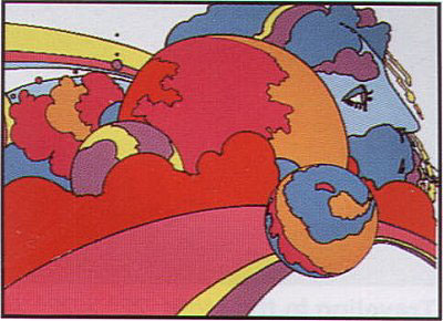 Astral World Watcher by Peter Max