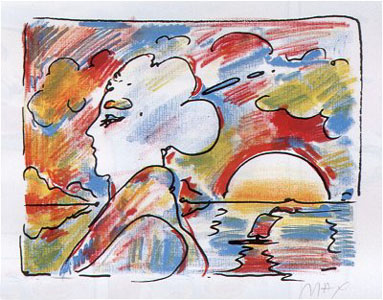 At the Lake by Peter Max