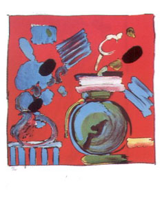 Composition Red by Peter Max