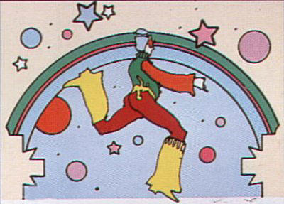 Cosmic Jumper II by Peter Max