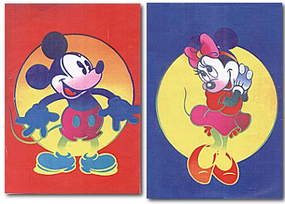 Disney: Mickey and Minnie Mouse by Peter Max