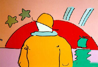 Early Morning II by Peter Max