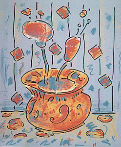 Flower Pot by Peter Max