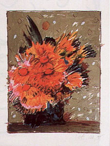 Flowers in Brown by Peter Max