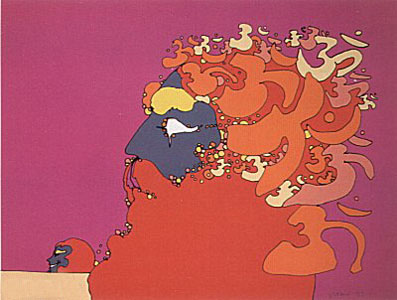 Golden Time by Peter Max