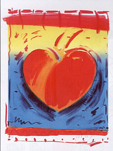 Heart II by Peter Max