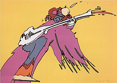 Hendrix by Peter Max
