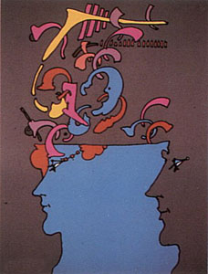 Hieroglyphic II by Peter Max