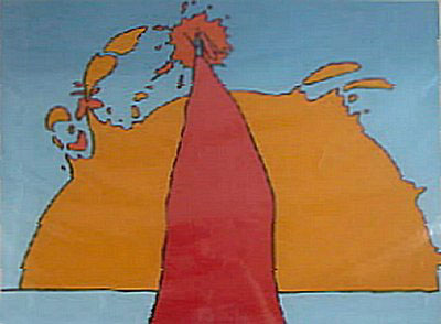 His Own Eclipse by Peter Max