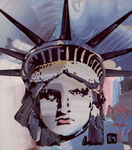 Liberty I by Peter Max