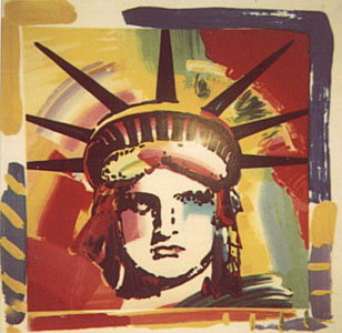 Liberty (Volume I Plate II) by Peter Max