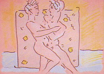 Lovers by Peter Max