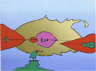 Moonscape II by Peter Max