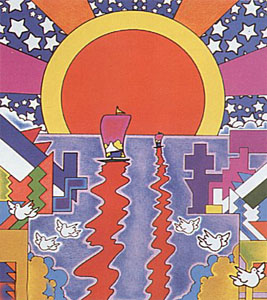 Sailing New Worlds by Peter Max