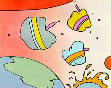 Space Rainbow by Peter Max