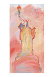 Statue of Liberty - #2 by Peter Max