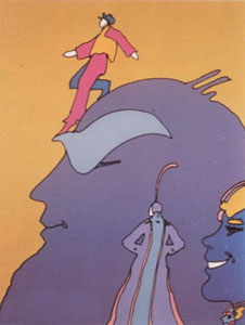 Stepping Down by Peter Max