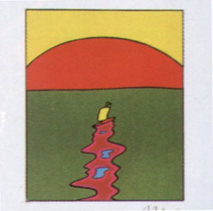 Sun Sailing by Peter Max