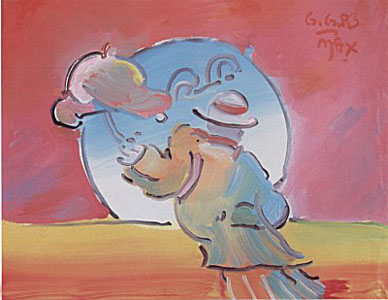 Umbrella Man by Peter Max