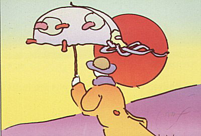 Umbrella Man II by Peter Max