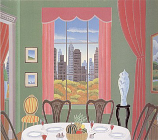 Central Park West Dining Room by Thomas McKnight