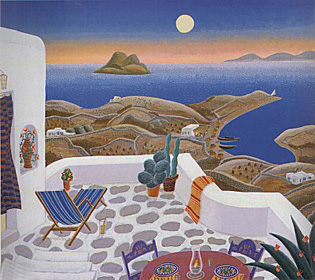 Aegean Sea Suite (Lino) by Thomas McKnight