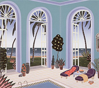 Palm Beach II Suite (Pool Pav.) by Thomas McKnight