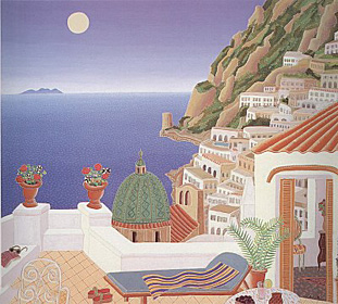 Positano Terrace by Thomas McKnight