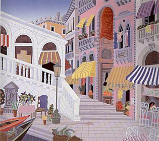 Rialto Piazza by Thomas McKnight