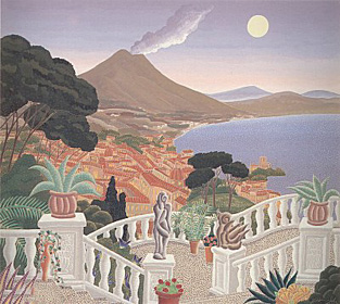 View of Vesuvius by Thomas McKnight