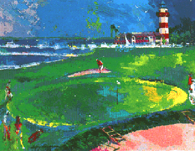 18th at Harbourtown by LeRoy Neiman