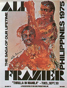 Ali-Frazier (The Thrilla in Manila) by LeRoy Neiman