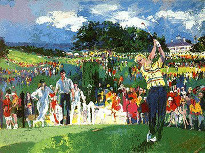 April at Augusta by LeRoy Neiman