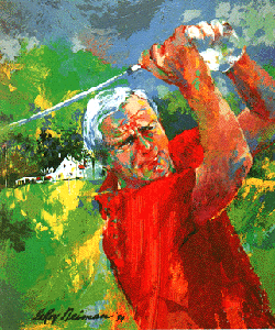 Arnold Palmer at Latrobe by LeRoy Neiman