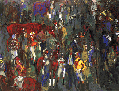 Before the Race by LeRoy Neiman