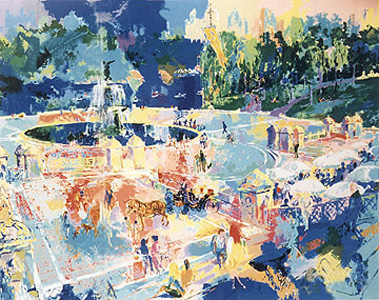 Bethesda Fountain - Central Park by LeRoy Neiman