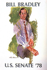 Bill Bradley by LeRoy Neiman