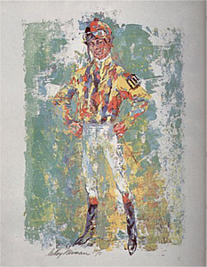 Bill Hartack by LeRoy Neiman