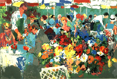 Bistro Garden by LeRoy Neiman