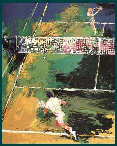 Blood Tennis by LeRoy Neiman