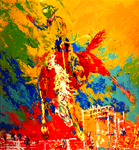 Bucking Bronco by LeRoy Neiman