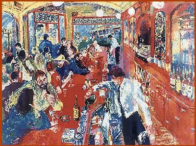 Buena Vista Bar by LeRoy Neiman